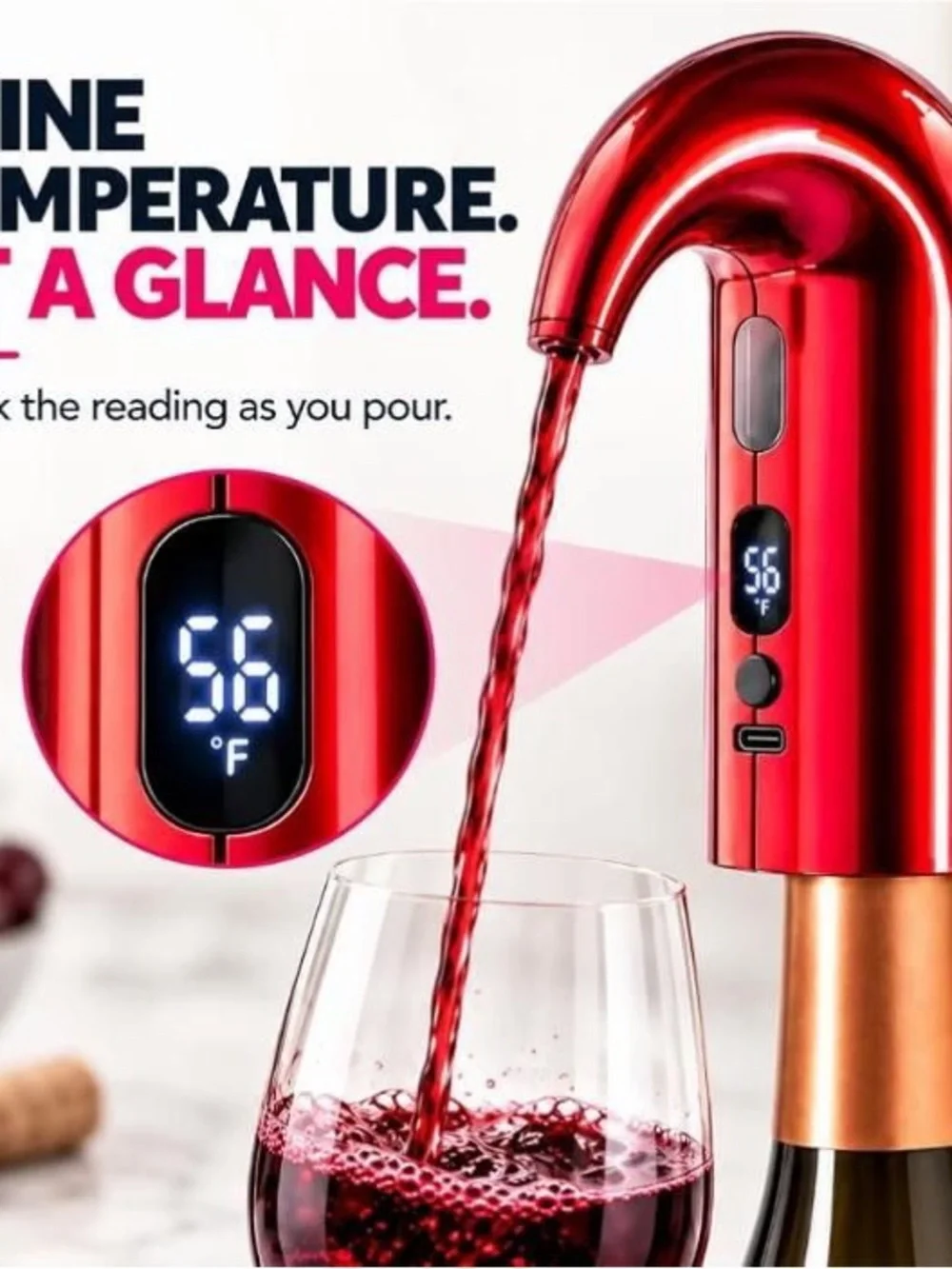 Electric Wine Aerator Dispenser